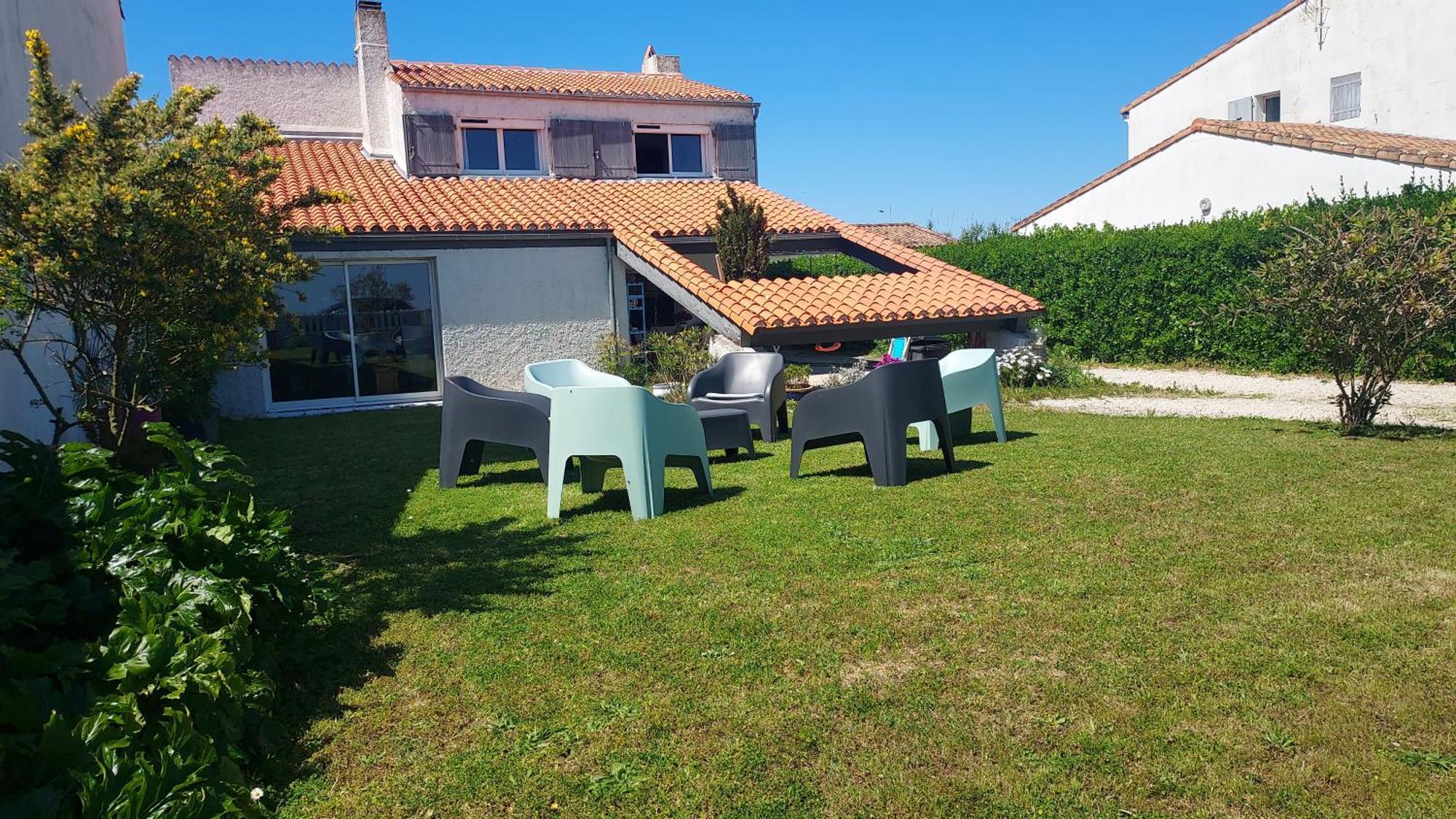Maison Face A La Mer Rivedoux-Plage Kültér fotó